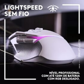 Mouse Gamer Sem Fio Logitech G502 com Switch LIGHTFORCE