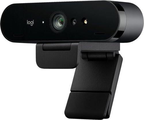 Webcam para Live Logitech Brio 4k alta resolução