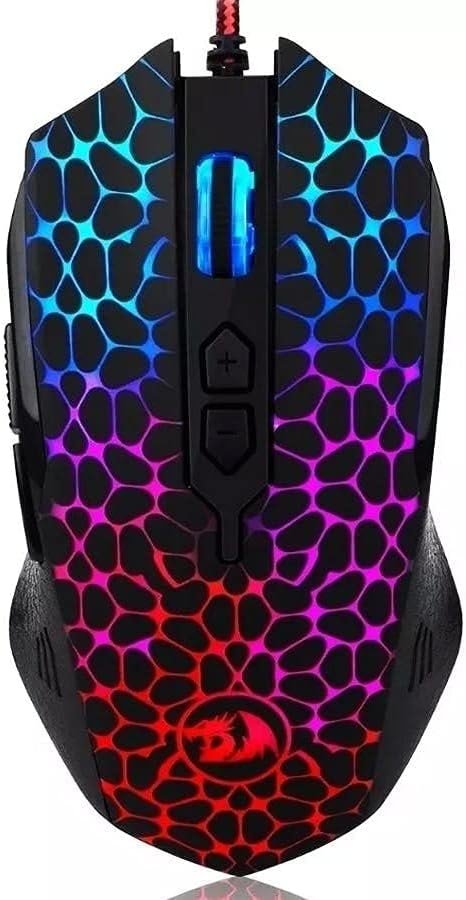 Mouse Gamer Redragon Inquisitor RGB M716 Dourado