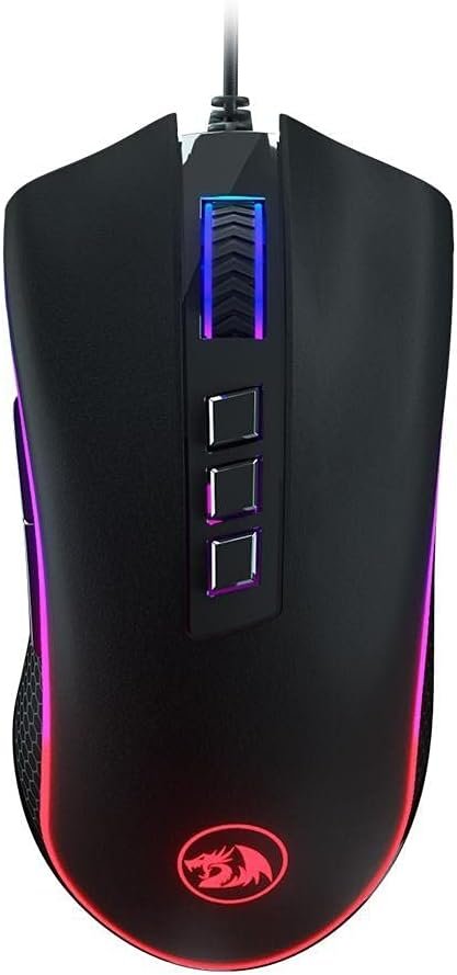 Mouse Gamer Redragon King Cobra RGB M711-FPS-1 Preto
