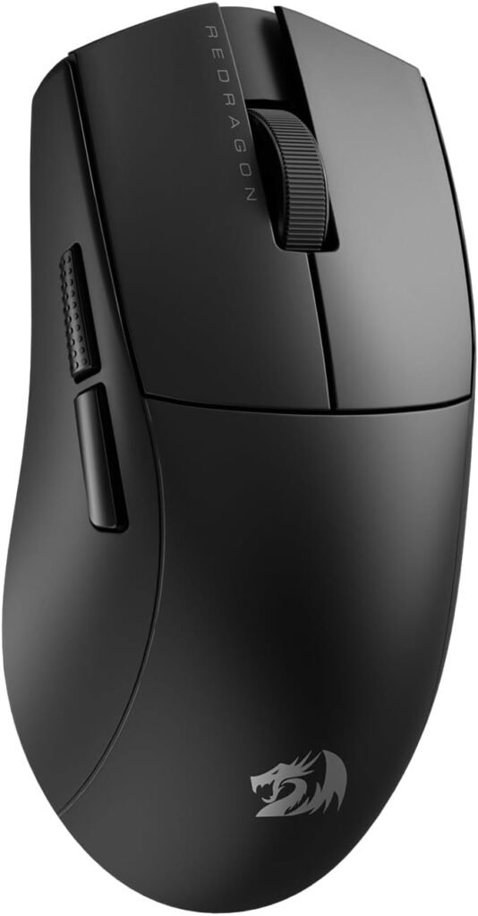 Mouse Gamer Redragon King Pro Preto Pixart PAW3395 26000DPI M916-PRO