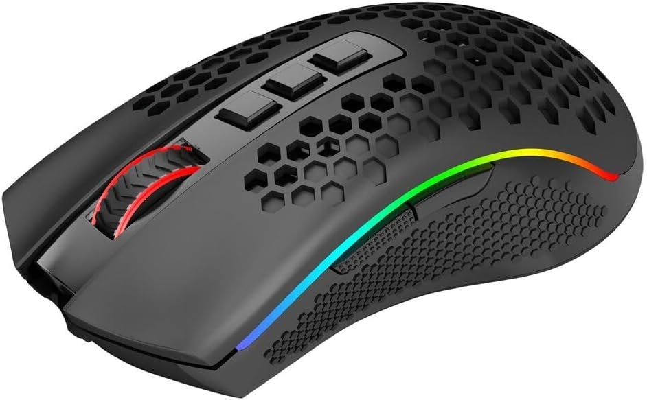 MOUSE GAMER REDRAGON STORM PRO RGB SEM FIO PRETO para comprar 1