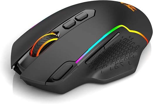 Mouse Gamer Redragon Taipan Pro Preto RGB PAW3311 12000 DPI M810RGB-PRO 3