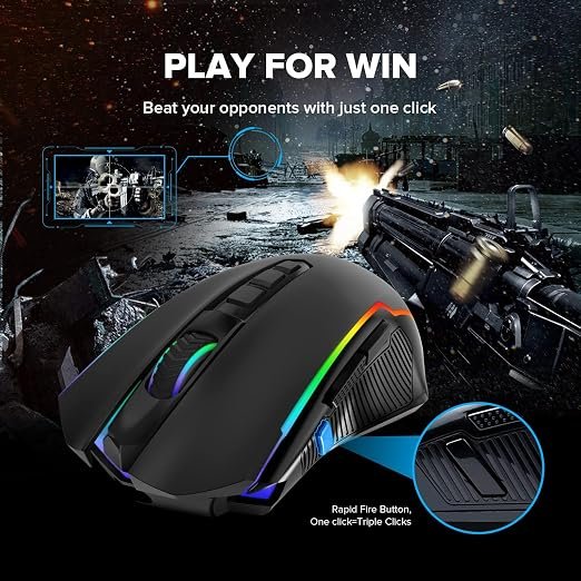 Mouse wireless Redragon Ranger Lite 8000DPI comprar para jogas