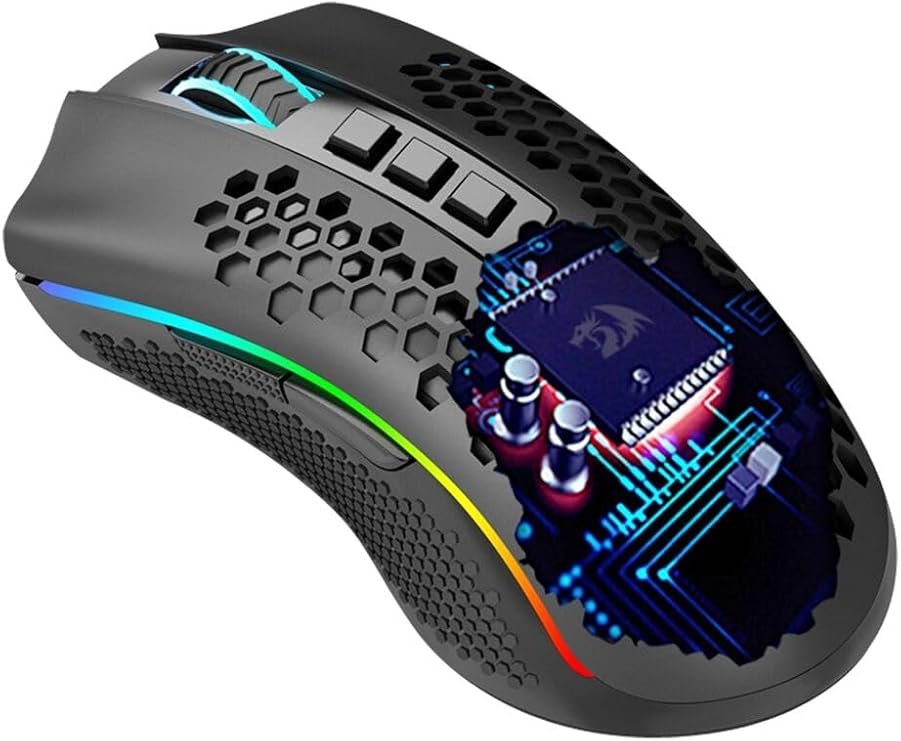 tecnologia MOUSE GAMER REDRAGON STORM PRO RGB SEM FIO PRETO para comprar