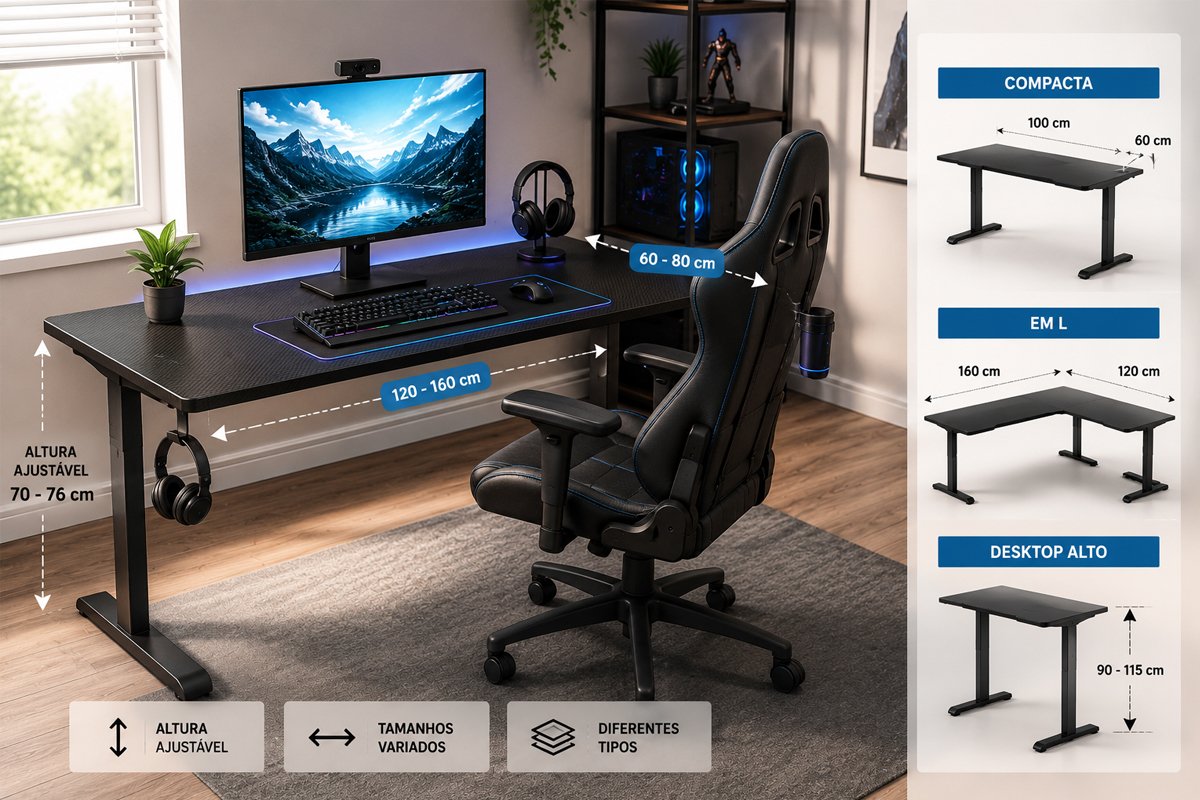 Como Escolher a Mesa Gamer Certa