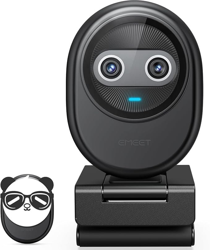 EMEET Piko 4K Webcam para streaming, foco automático AI
