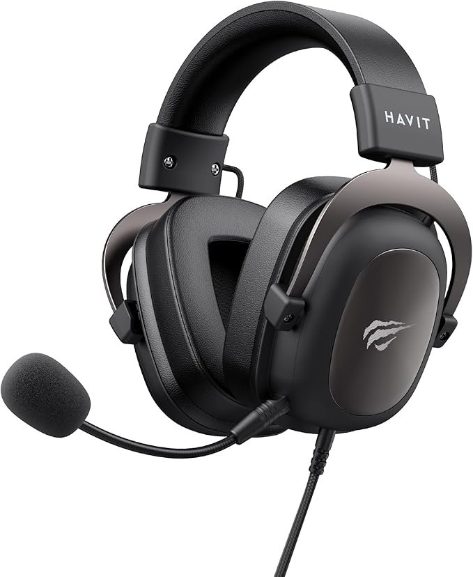Havit Headphone Fone de Ouvido H2002d, Gamer, com Microfone, Falante 53mm