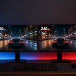 Monitor gamer 200Hz ou 240Hz