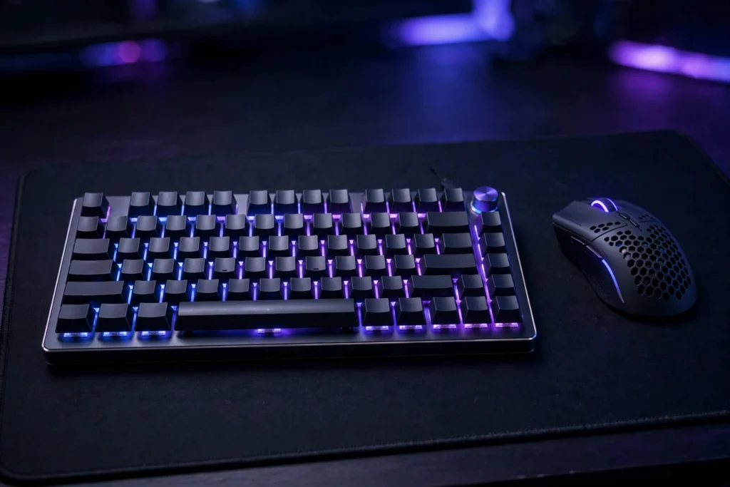 Produtos Gamer Mouse e Teclado Mecânico