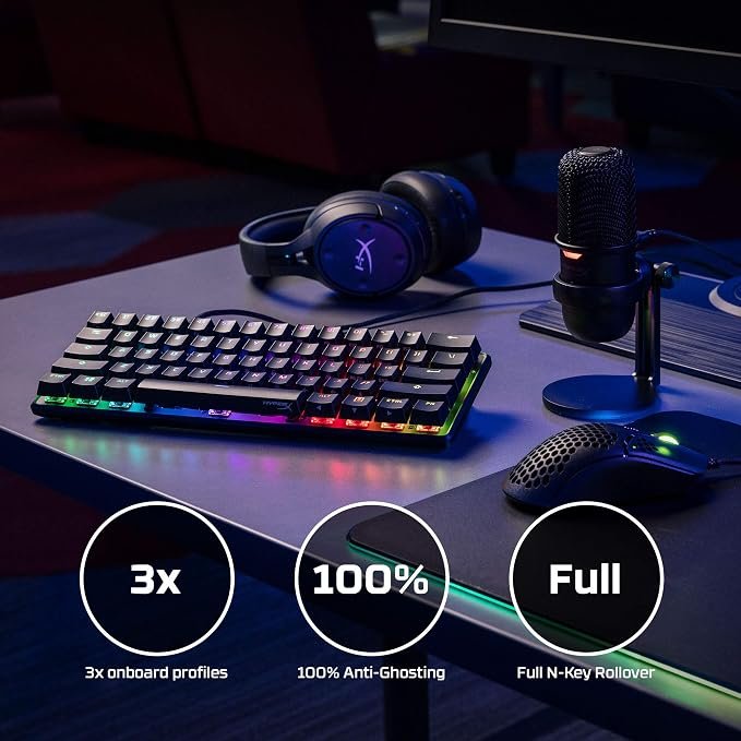 Hyper X, TECLADO MECANICO HYPERX ALLOY ORIGINS 60 para comprar