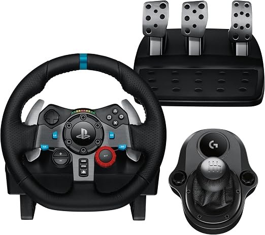 Logitech G, G29 SE Driving Force, Combo Volante Pedais e Câmbio, USB, PS5, PS4, PS3 e PC