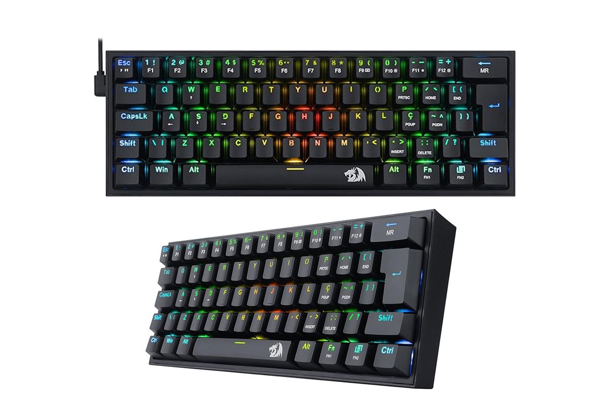 Redragon Fizz K617-RGB-B O Teclado 60% Compacto Vale a Pena comprar