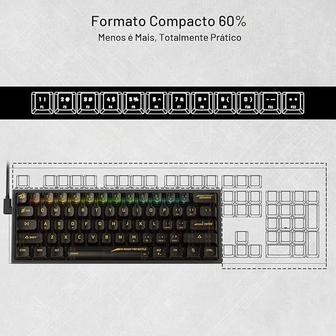 Redragon Fizz K617CTB-RGB 60%